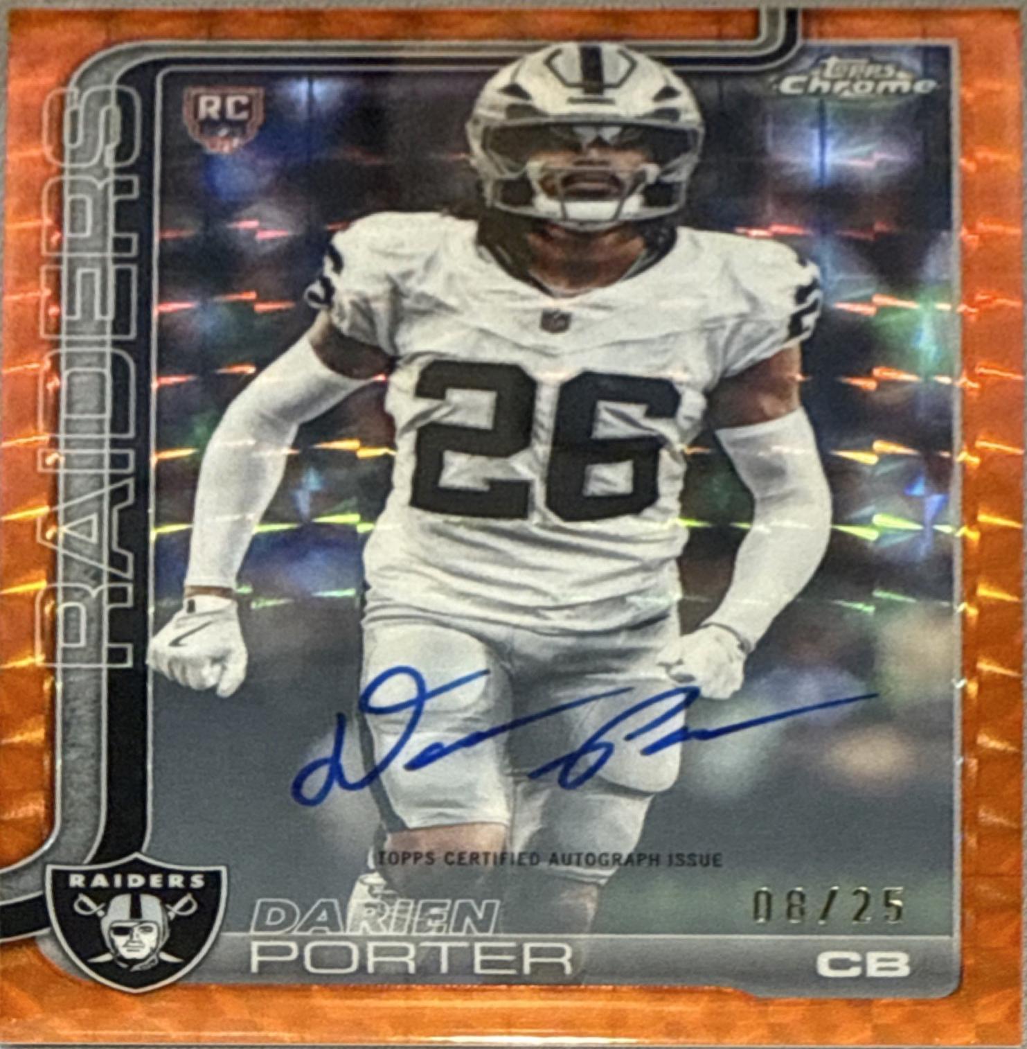 Darien Porter [Orange Geometric Refractor] #RA-DP