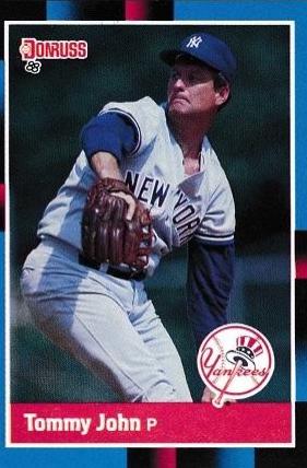Tommy John #401 Baseball Cards 1988 Donruss