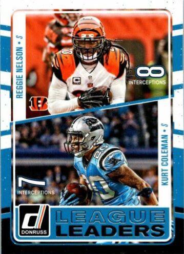 Nelson/Coleman #12 Football Cards 2016 Panini Donruss League Leaders