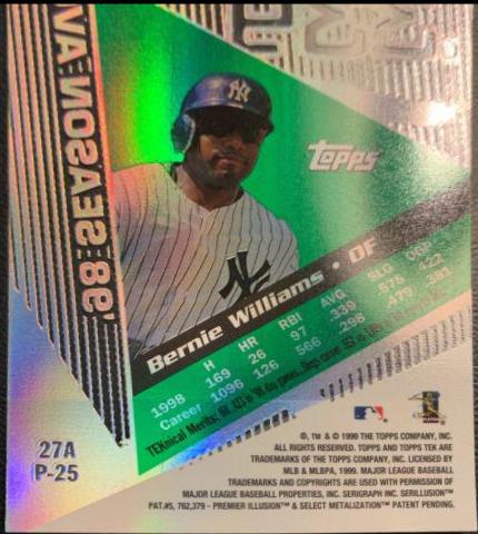 Bernie Williams [Pattern 27] #27A