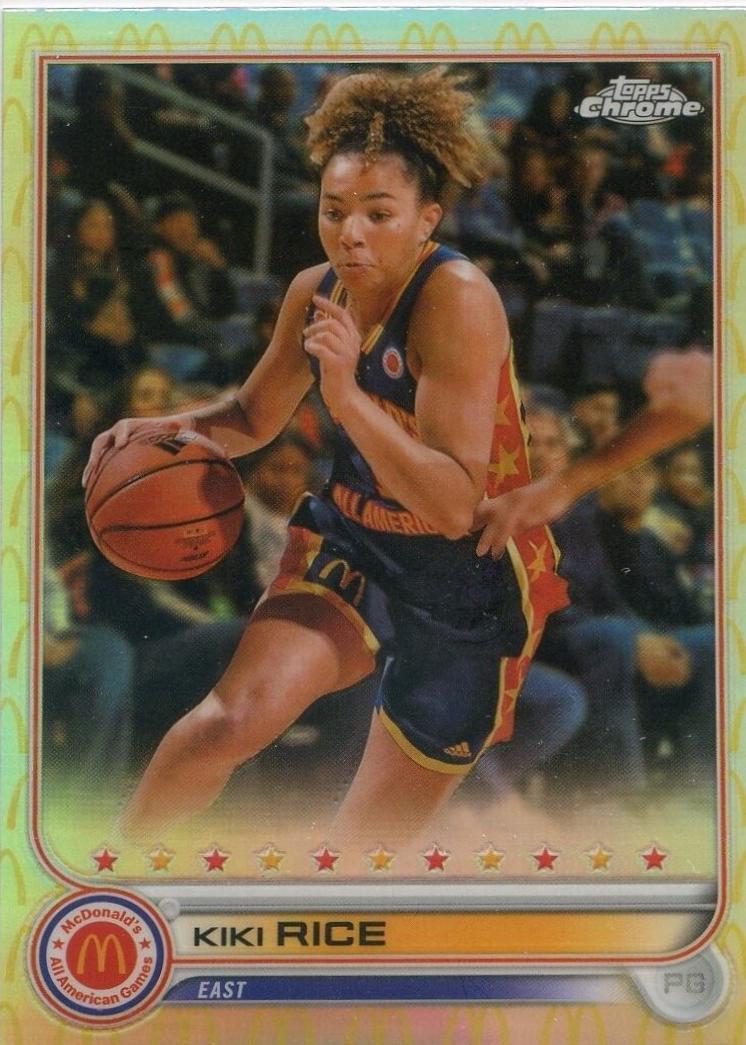 Kiki Rice [Logo] #34 Prices | 2022 Topps Chrome McDonald's All-American ...