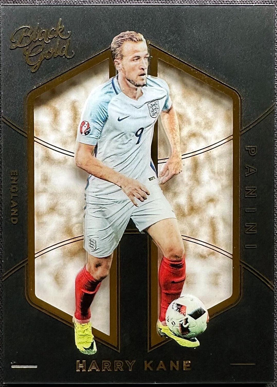 Harry Kane #154 Soccer Cards 2016 Panini Black Gold