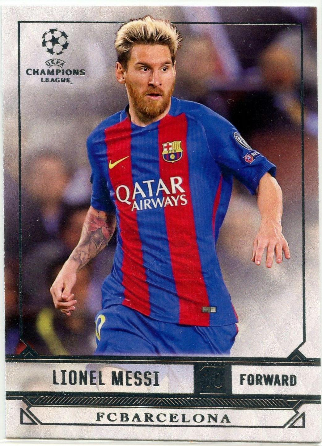Lionel Messi #50 Soccer Cards 2016 Topps UEFA Champions League Showcase