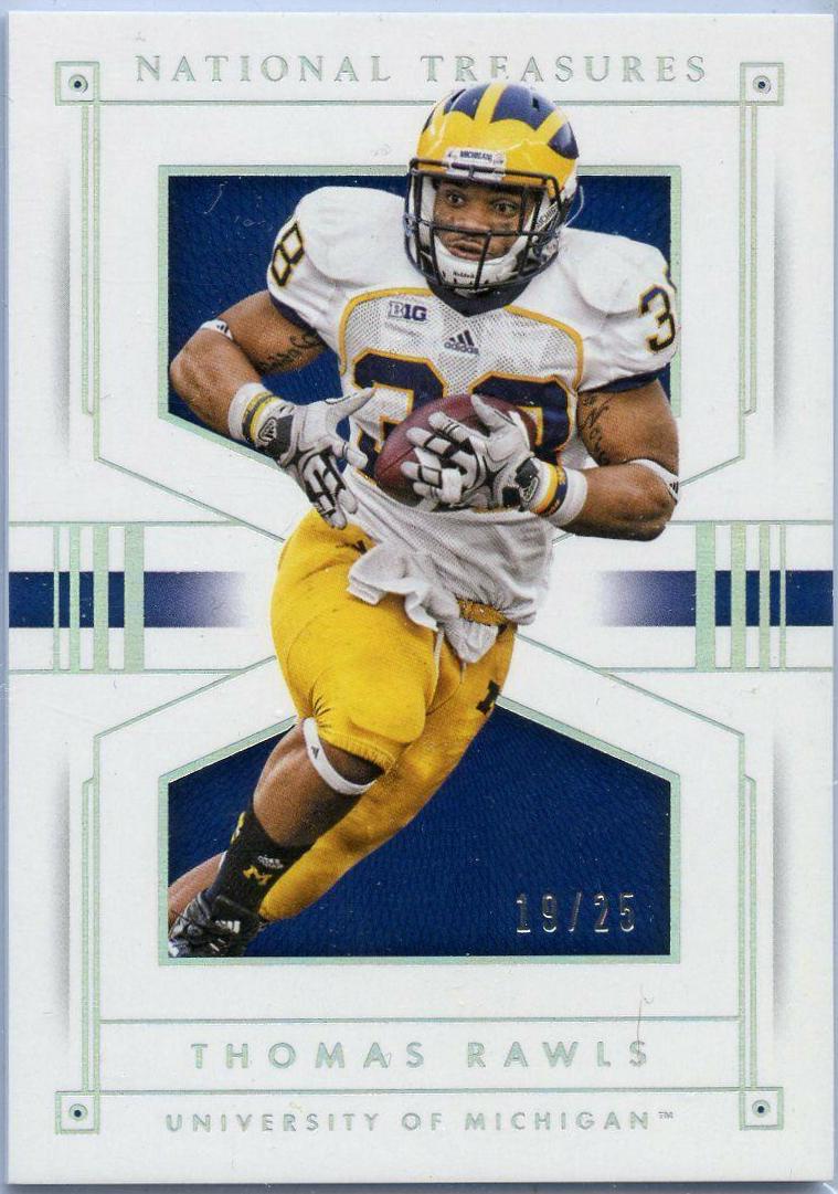 Thomas Rawls #97 2016 Panini National Treasures Collegiate Football