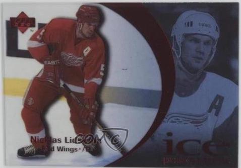 Nicklas Lidstrom #5 Hockey Cards 1997 Upper Deck Ice