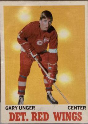 Gary Unger #26 Hockey Cards 1970 O-Pee-Chee