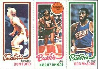 Don Ford / Marques Johnson / Bob McAdoo #55 / 89 / 144