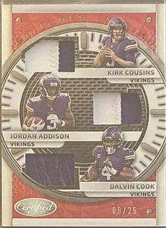 Kirk Cousins, Dalvin Cook, Jordan Addison