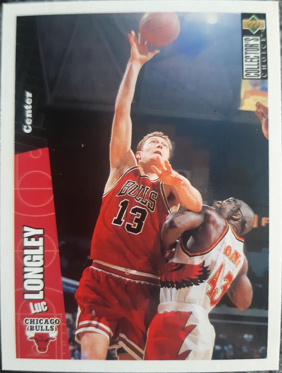 Luc Longley #24 Basketball Cards 1996 Collector's Choice