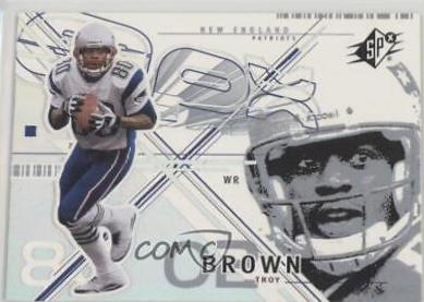 Troy Brown #7 Football Cards 2002 Spx