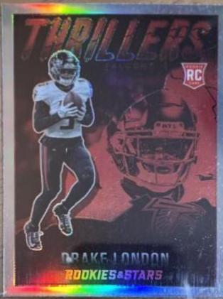 Drake London #TH-22 Football Cards 2022 Panini Rookies & Stars Thrillers