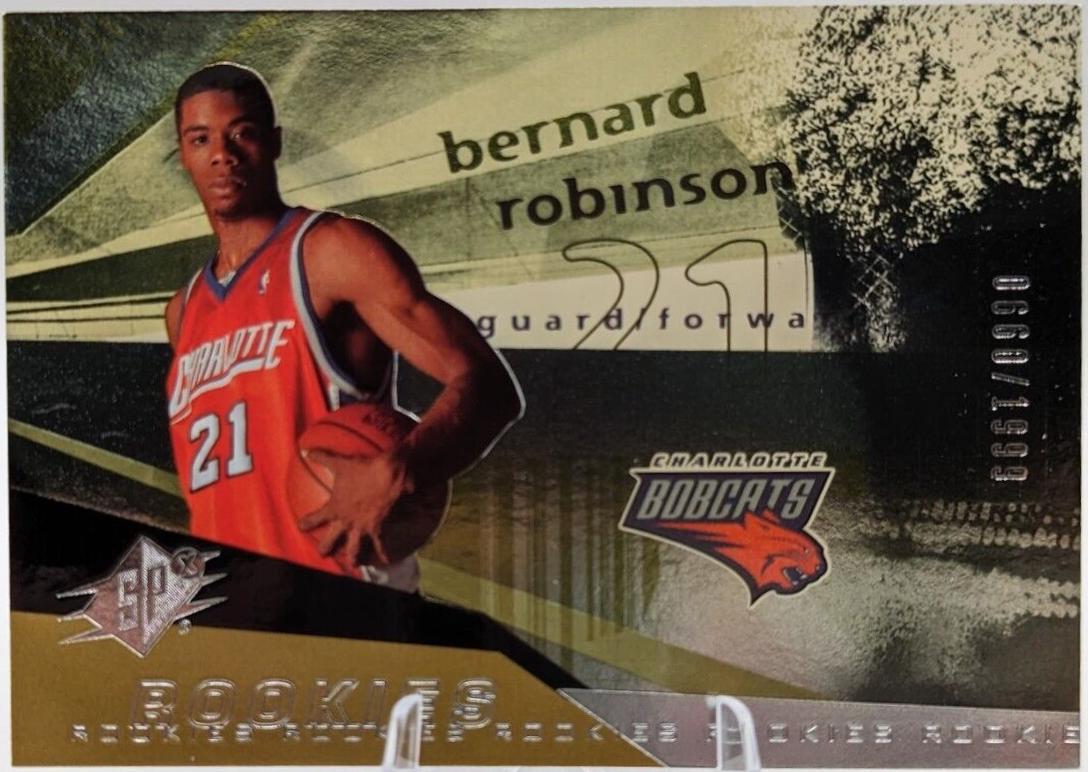Bernard Robinson #103 Basketball Cards 2004 Spx