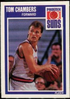 Tom Chambers #119 Basketball Cards 1989 Fleer