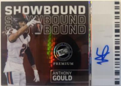 Anthony Gould #S-AG1 Football Cards 2024 Press Pass Premium Showbound Autograph
