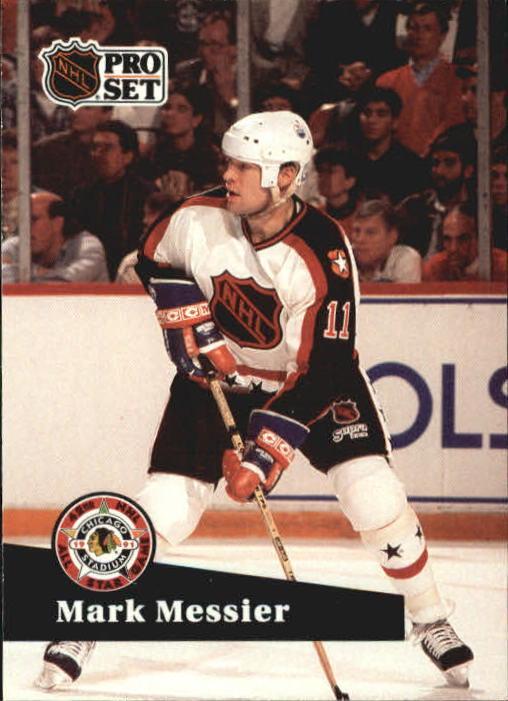 Mark Messier #282 Hockey Cards 1991 Pro Set