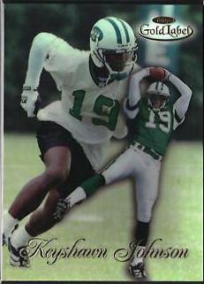 Keyshawn Johnson #36 1998 Topps Gold Label Football