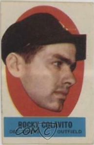 Rocky Colavito Baseball Cards 1963 Topps Peel Offs