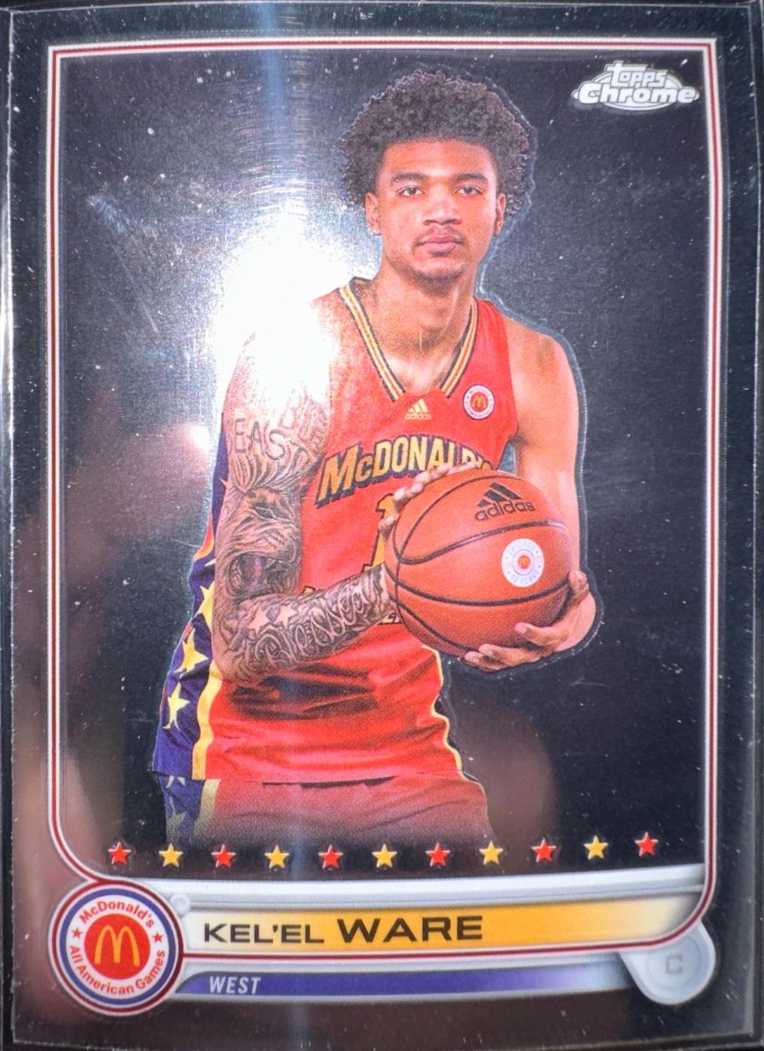 Kel'el Ware #71 Basketball Cards 2022 Topps Chrome McDonald's All-American