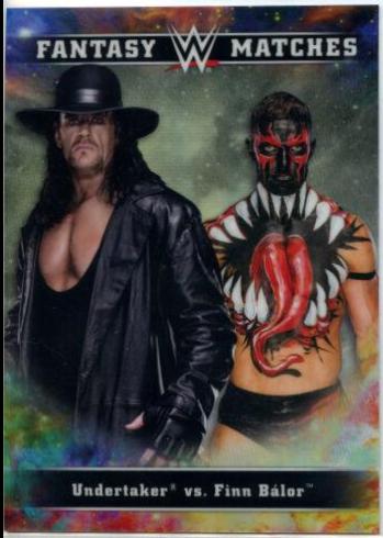Finn Balor, Undertaker #FM-17 Wrestling Cards 2020 Topps WWE Chrome Fantasy Matches