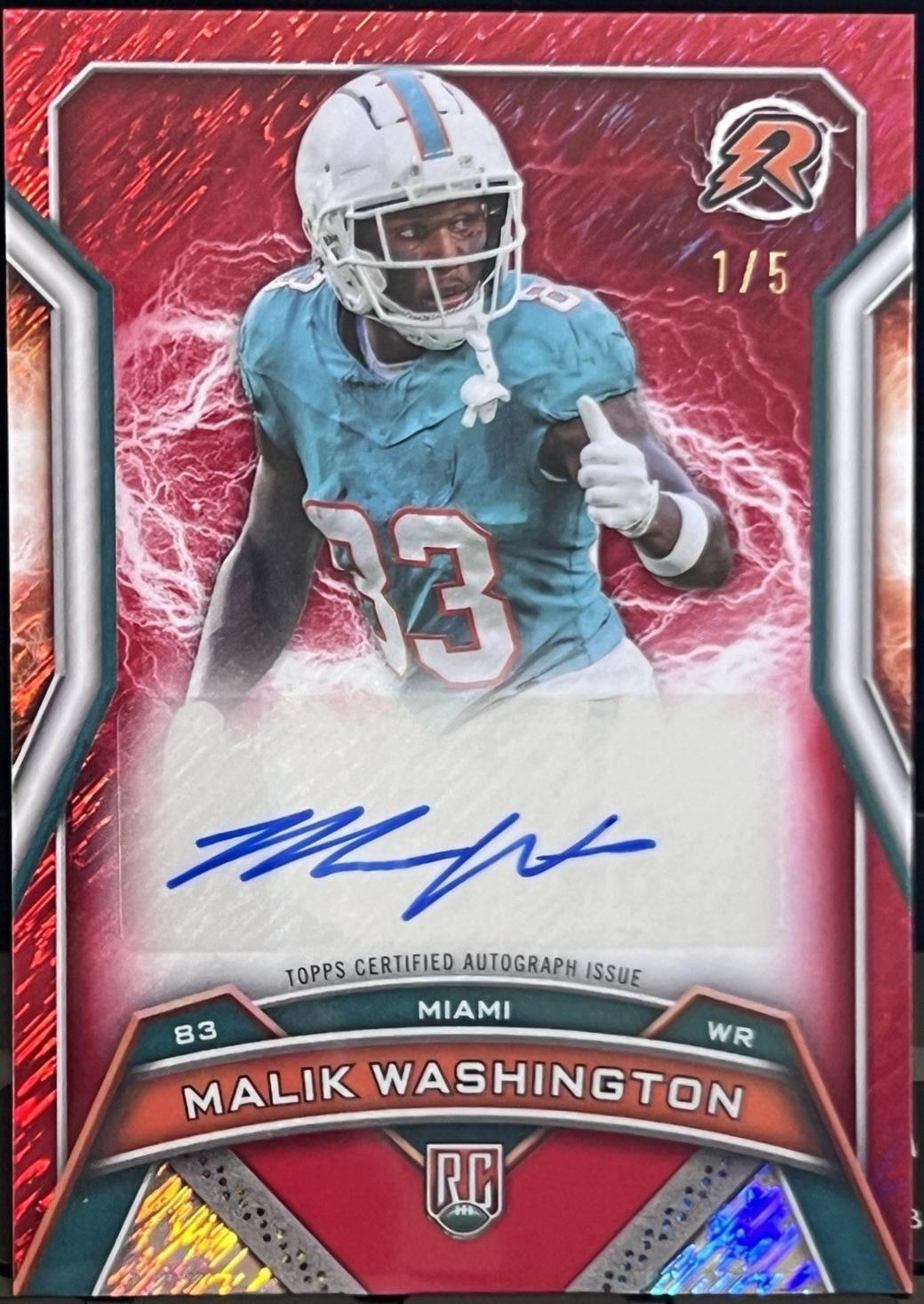 Malik Washington [Red Static] #RRS-MW