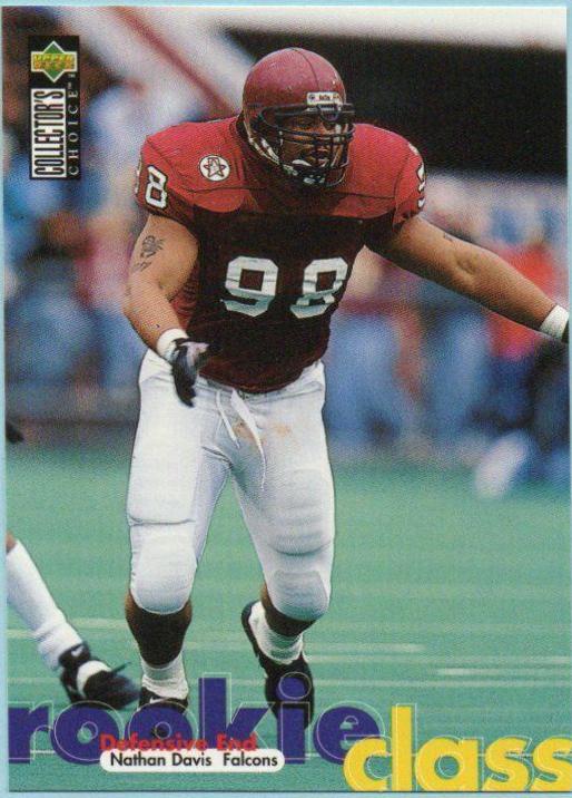Nathan Davis #36 Football Cards 1997 Collector's Choice