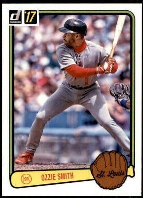 Ozzie Smith #RV-45 2017 Panini Donruss Retro Variations 1983 Baseball