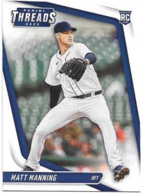 Matt Manning #6 Baseball Cards 2022 Panini Chronicles Threads