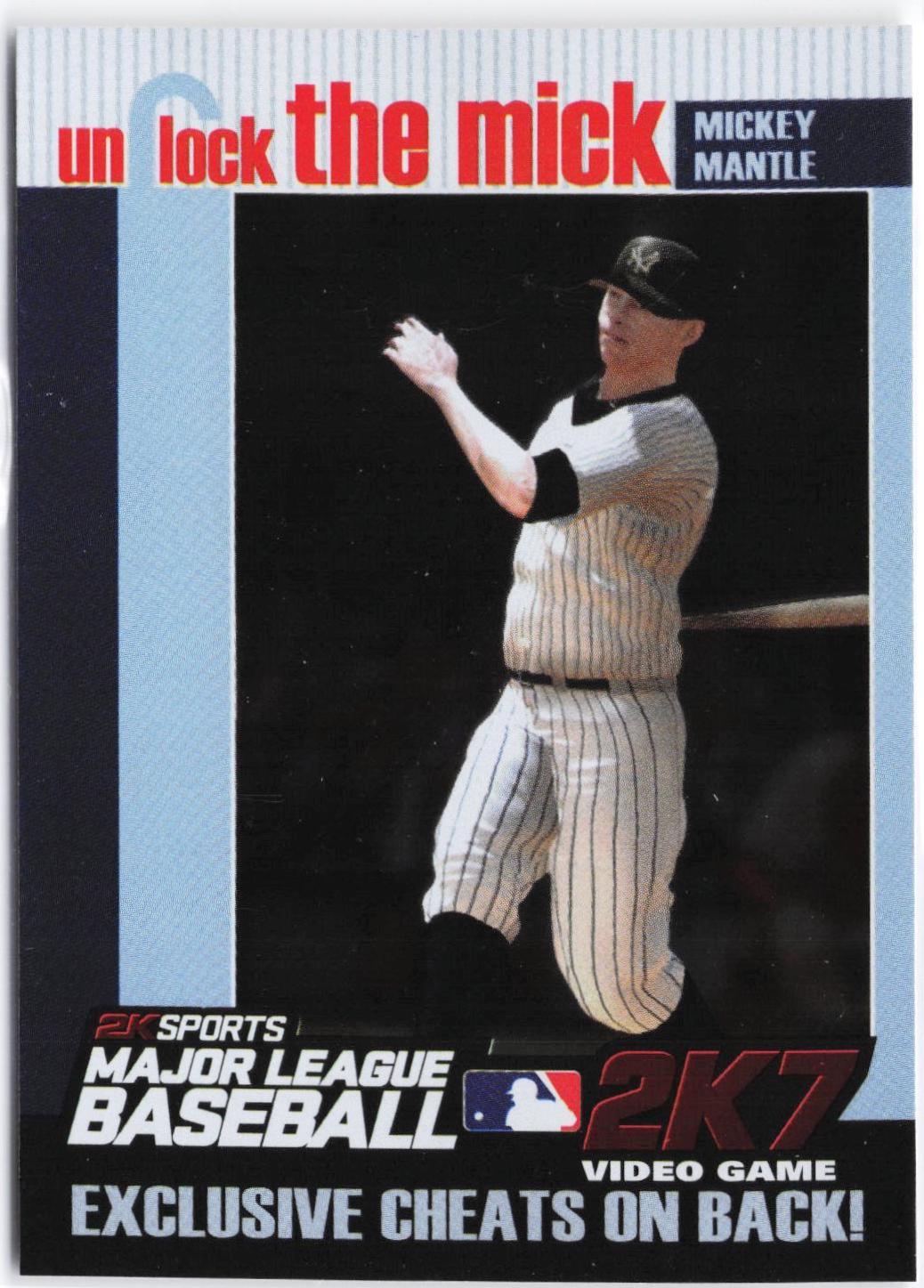 Mickey Mantle #3 2007 Topps Unlock The Mick Baseball