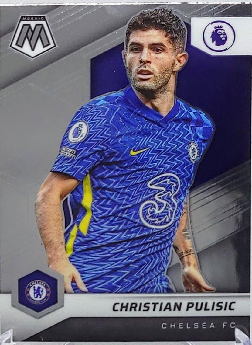 Christian Pulisic #2 Soccer Cards 2021 Panini Mosaic Premier League