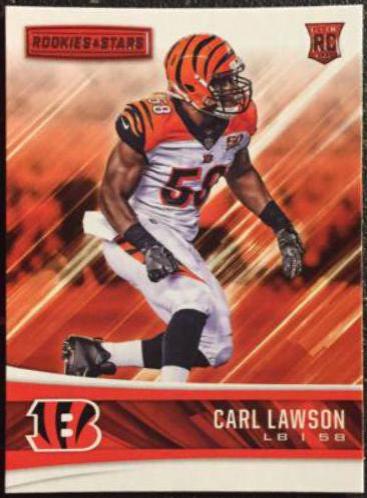 Carl Lawson #275 Football Cards 2017 Panini Rookies & Stars
