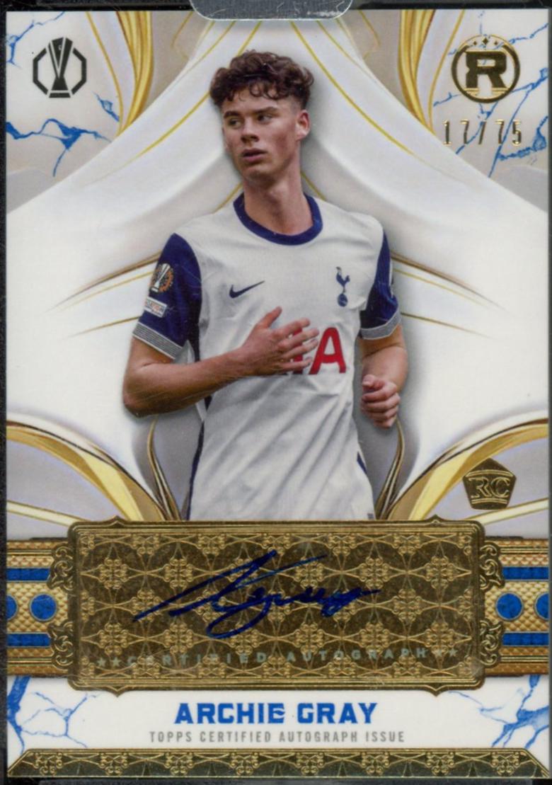Archie Gray #RA-AY 2024 Topps Reverence UEFA Autograph