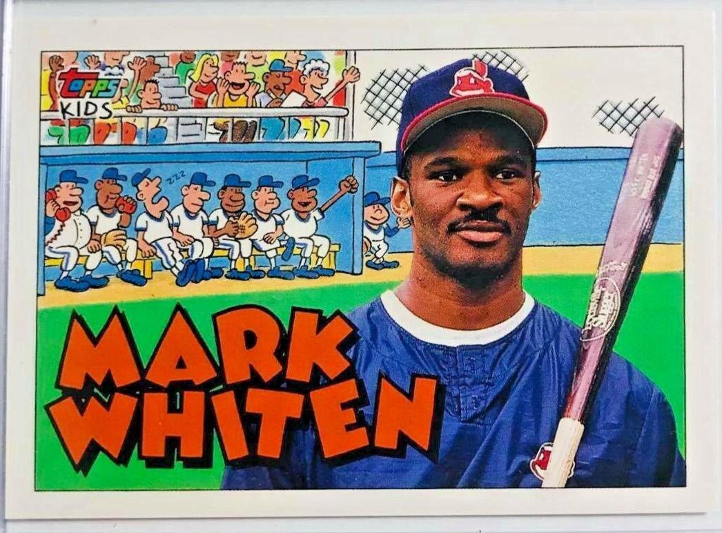 Mark Whiten #74 Baseball Cards 1992 Topps Kids