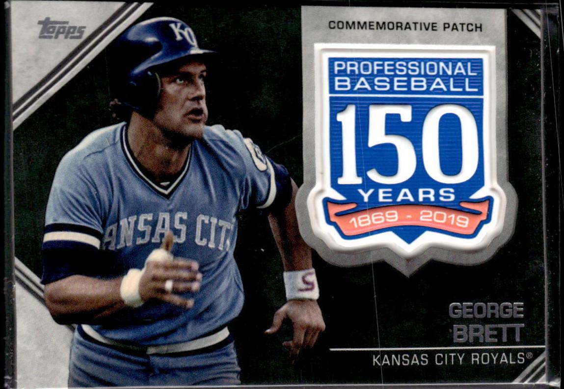 George Brett #AMP-GB 2019 Topps 150th Anniversary Commemorative Patch Baseball