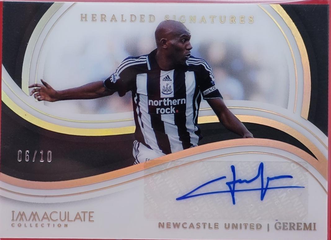 Geremi #48 Soccer Cards 2023 Panini Immaculate Heralded Signature