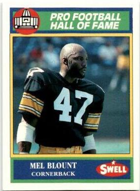 Mel Blount #39 Football Cards 1990 Swell Greats