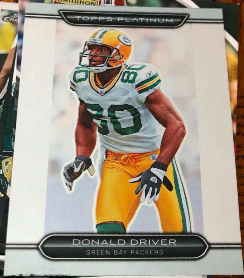 Donald Driver #82 2010 Topps Platinum Football