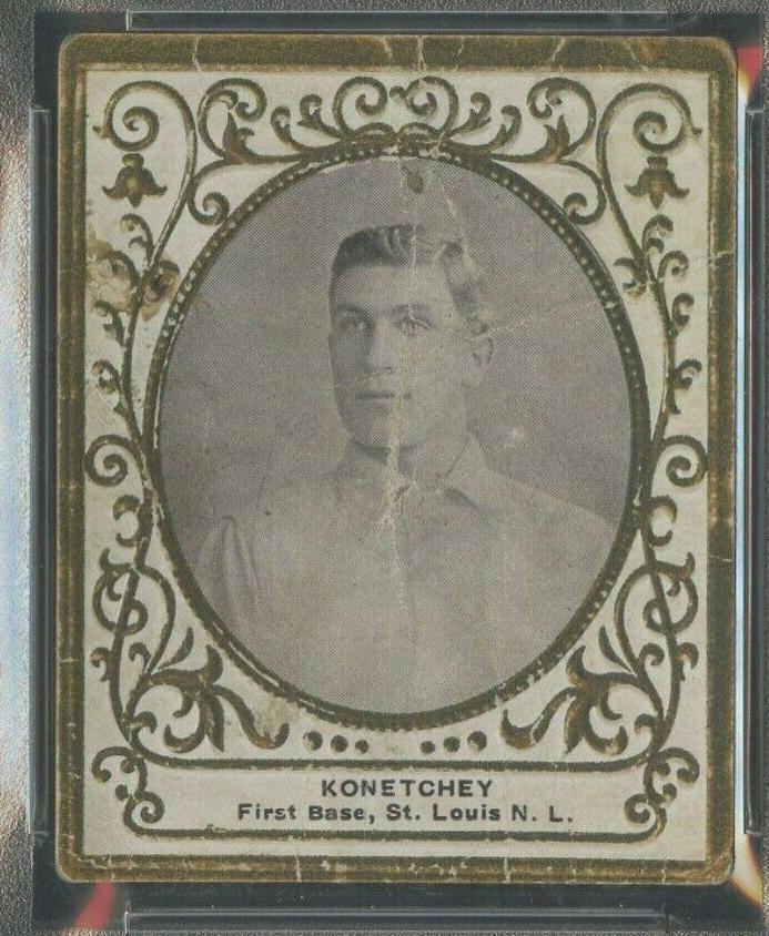 Ed Konetchey Baseball Cards 1909 T204 Ramly