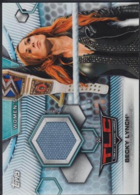 Becky Lynch #MR-BE Wrestling Cards 2019 Topps WWE Women's Division Mat Relics