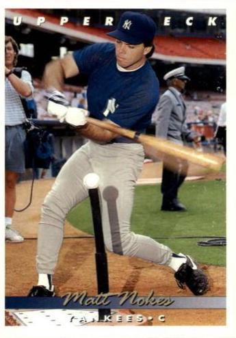 Matt Nokes #116 Baseball Cards 1993 Upper Deck