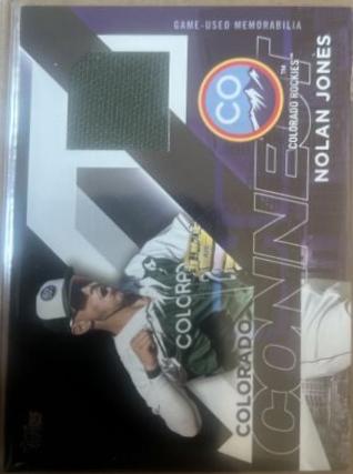 Nolan Jones #CC2-NJ 2024 Topps City Connect Swatch Baseball