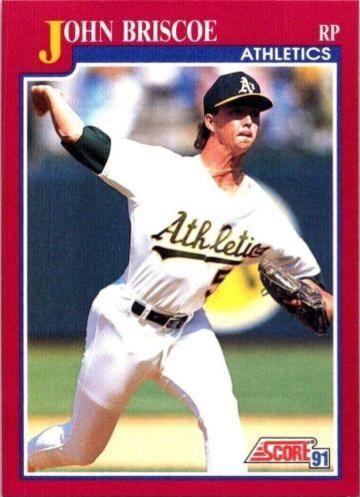 John Briscoe #108T Baseball Cards 1991 Score Traded