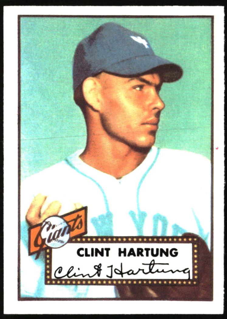 Clint Hartung #141 1983 Topps 1952 Reprint Baseball