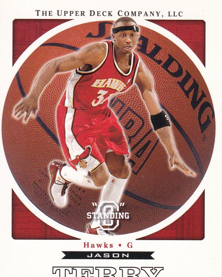 Jason Terry #2 Basketball Cards 2003 Upper Deck Standing O