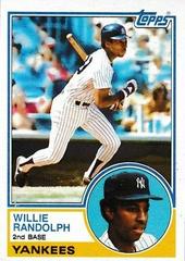 Willie Randolph #140 Baseball Cards 1983 Topps Prices