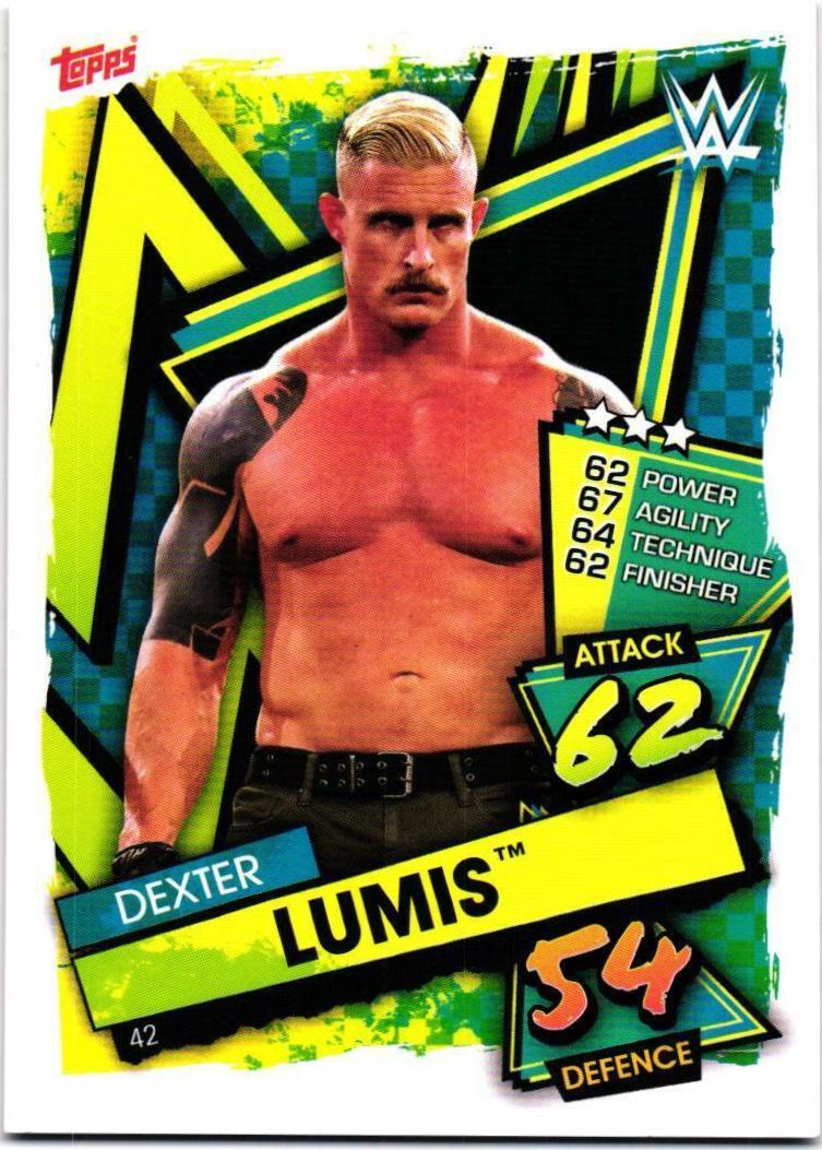 Dexter Lumis #42 Wrestling Cards 2021 Topps Slam Attax WWE