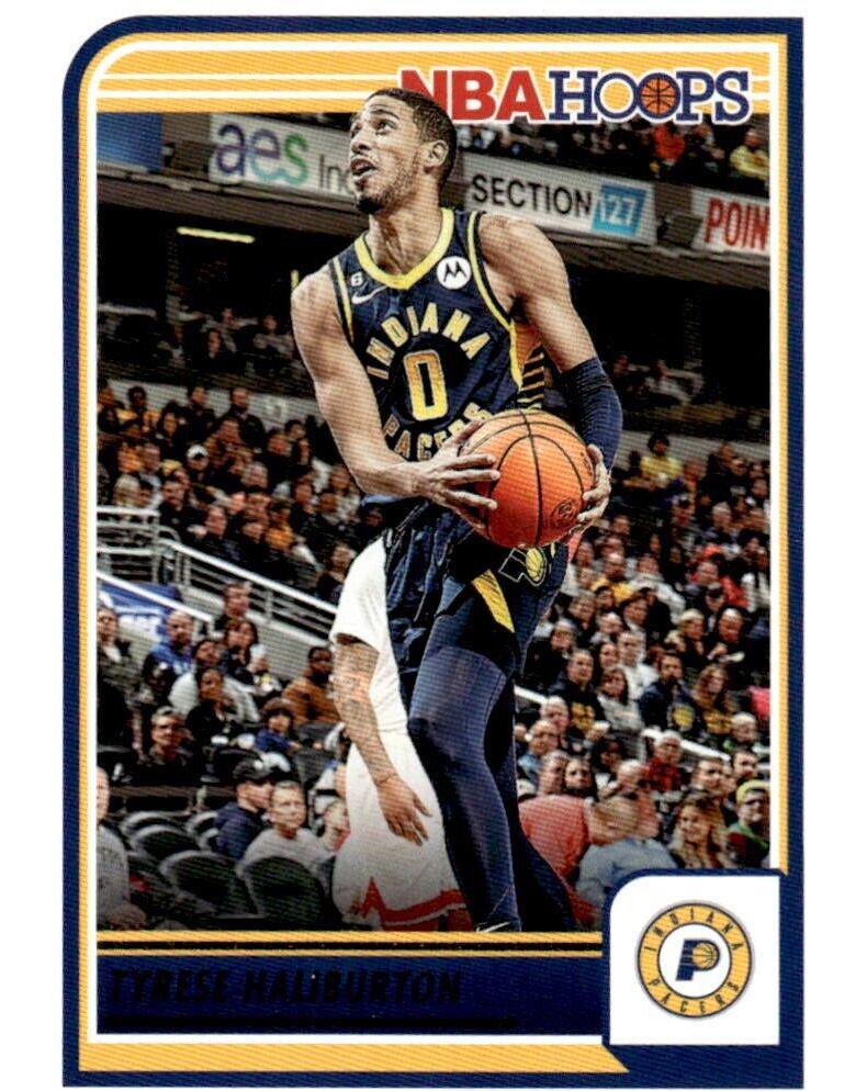 Tyrese Haliburton #30 Basketball Cards 2023 Panini Hoops