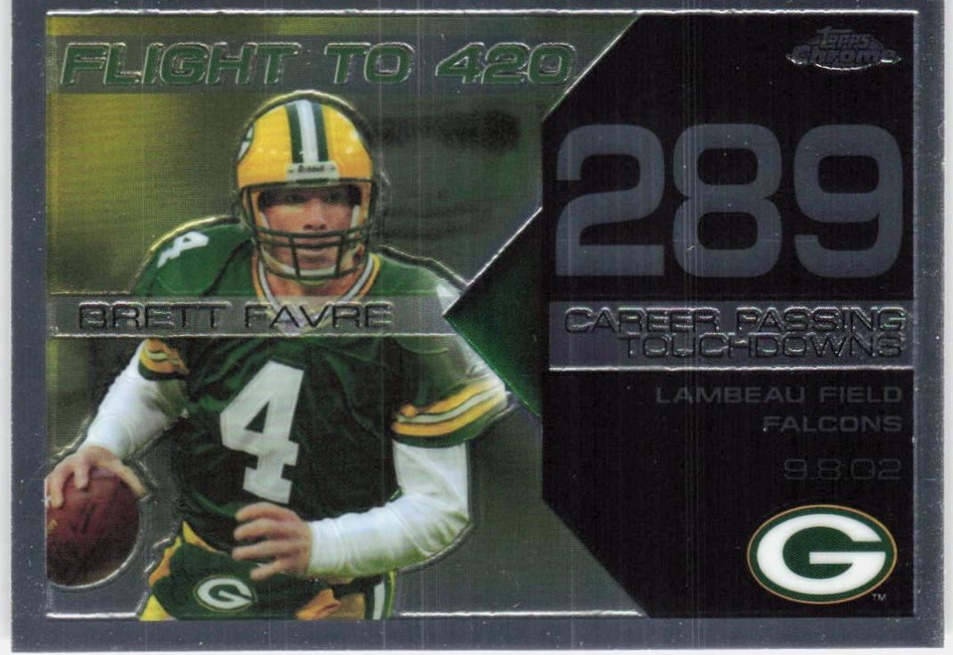 Brett Favre #BFC289 2008 Topps Chrome Brett Favre Collection Football