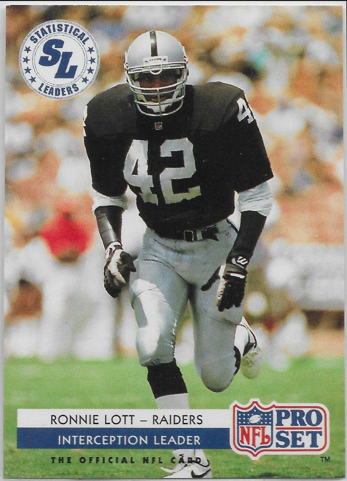 Ronnie Lott #16 Football Cards 1992 Pro Set