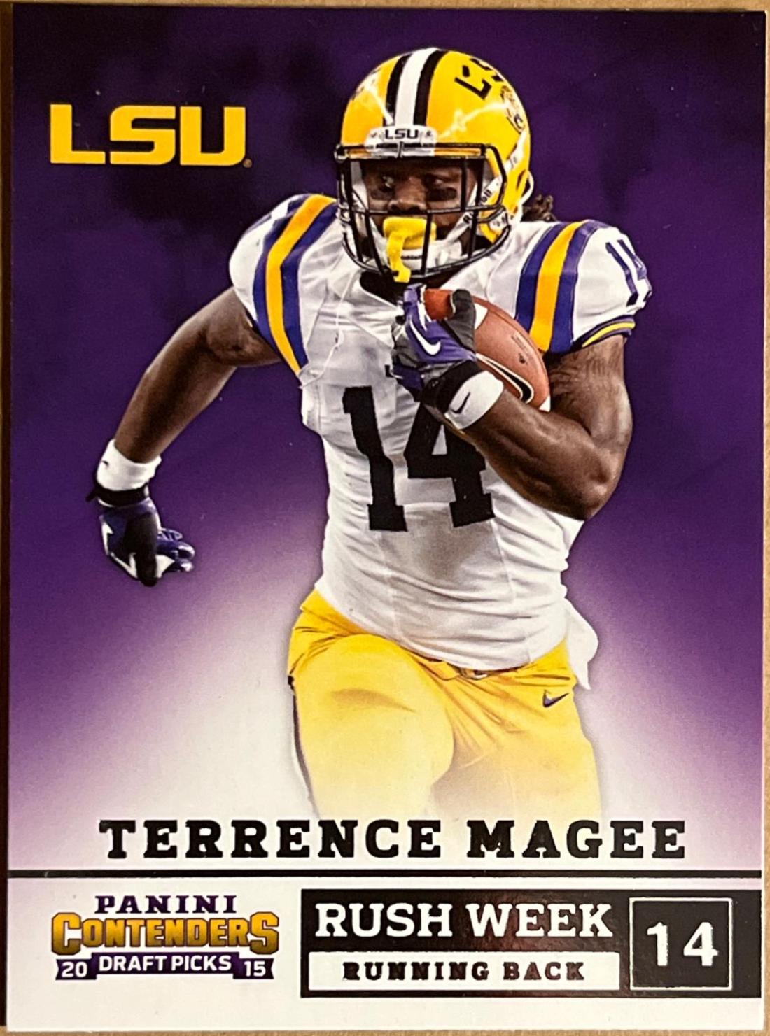 Terrence Magee #21 Football Cards 2015 Panini Contenders Draft Picks Rush Week