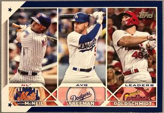Paul Goldschmidt, Freddie Freeman, Jeff McNeil